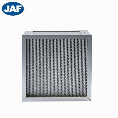 China Air Conditioning Good Uniformity Long Service Life Hepa Industrial Air Filter With Clapboard for sale