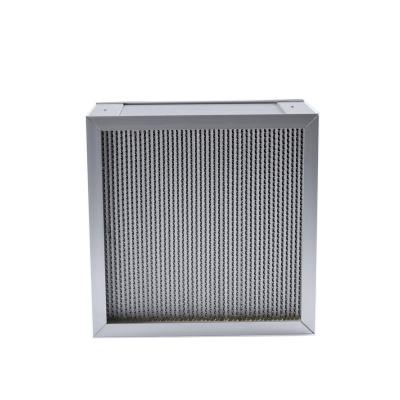 China Air Conditioning Good Uniformity Long Service Life Hepa Industrial Air Filter With Clapboard for sale