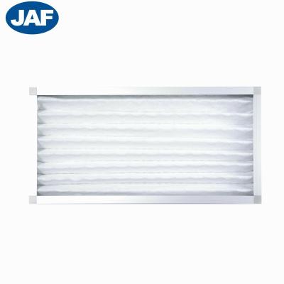 China High Quality Air Conditioning Metal Mesh Support Primary Effect Fold Filter for sale