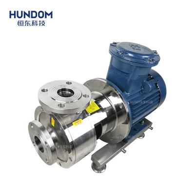 China High Shear Speed ​​Emulsion Liquid Pump Explosion Proof Motor Liquid Emulsifying Pump For Oil/Paraffin/Asphalt/Food for sale