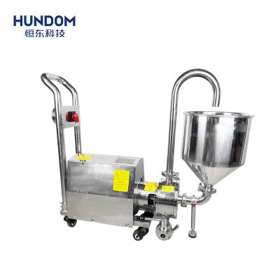 China Liquid High Shear Emulsifier Pump Stainless Steel Dairy Homogenizer Inline Pump for sale