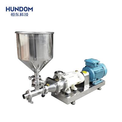 China Automotive Industry Stainless Steel High Viscosity Variable Speed ​​Control High Pressure Twin Screw Pump With Frequency Inverter VFD Hopper Trolley for sale