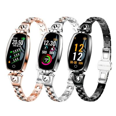 China H8 Touch Screen Lady Smart Bracelet,Latest Fashion Women Wrist Watch IP67 Heart Rate Smart Waterproof Elegant Bracelet for sale