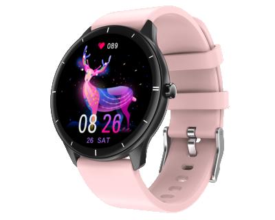 China Stylish Q21 Touch Screen Women Smart Watch Around Screen Smartwatch For Girl's Heart Rate Monitor Compatible For Android And IOS for sale