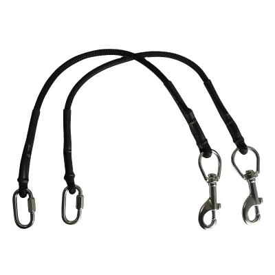 China Nylon/SS316 Sidemount Tank Neck Bungee Rigging Kit Cave Sidemount Accessory 8mm Toughness Scuba Diving Bungee 1pair (2pcs) High for sale