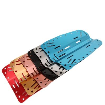 China Aluminum Ss Aluminum Scuba Diving Backplate For Harness Thickness 3mm Dive Center Center 11inch 28cm for sale