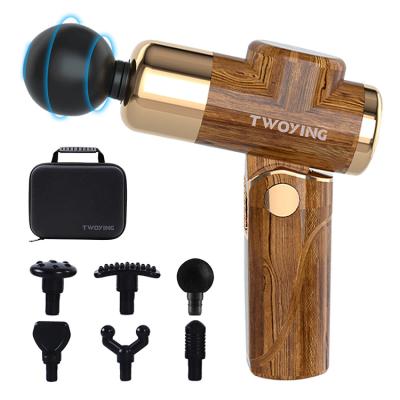 China TWOYING 2022 Muscle Gun Massager Gun Muscle Vibration Booster Rechargeable Body Massager Professional Deep Sport Facial Gun for sale