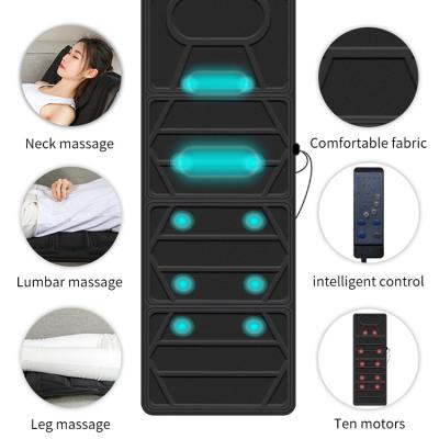 China Body Massage Chair Waist And Back Massage Cushion Vibrating Shiatsu Kneading Body Massager for sale