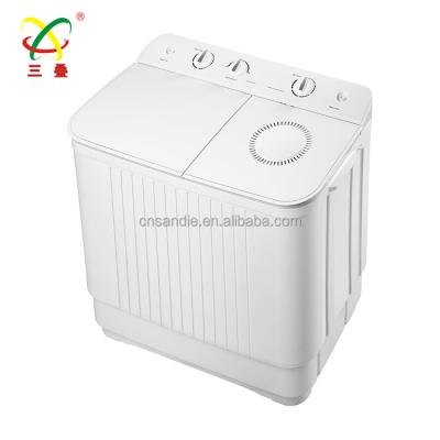 China 8.0-10.0kg Plastic Semi Automatic Twin Tub Washing Machine With Drying Make In China for sale