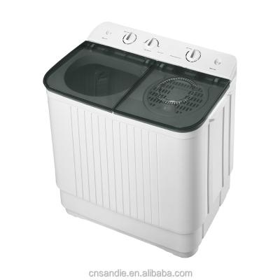 China New Design Semi Automatic Plastic Tub Plastic Twin Washing Machine With Dryer for sale