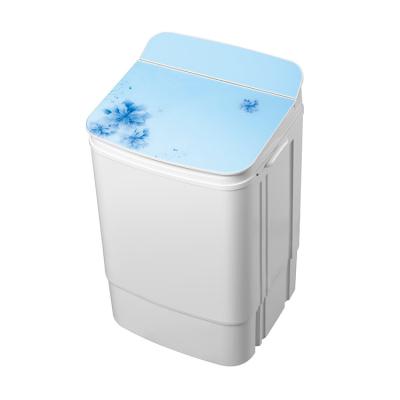 China Low Noise Single Plastic Tub Mini Semi Automatic Clothes Washing Machine for sale