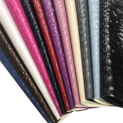 China Eco-Friendly TPU Factory 3D Optical Synthetic Leather for sale