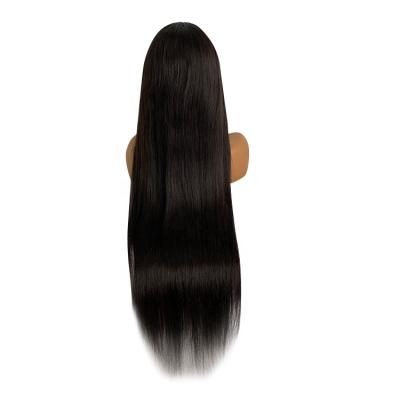 China High Quality Unprocessed Virgin Hair WIG Good Luck Hair Raw Wig Preplucked Glueless Hair Full Lace Wig 40 Inch In Stock For Niki Style Model for sale