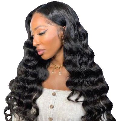 China With Good Maintenance Can Last 18-24 Months Good Luck 13X6 Hd Long Swiss Transparent Human Body Wave Lace Front Wigs 100% Brazilian Virgin 20-40 In Stock for sale