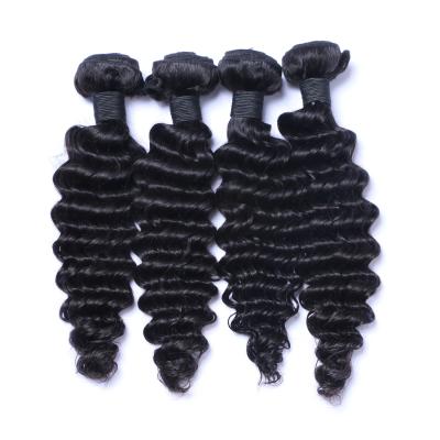 China Straight/loose wave/body wave/deep wave/cheap and unprocessed wholesale virgin brazilian curly curly deep wave hair 10 - 40 inch deep bundle in stock for sale