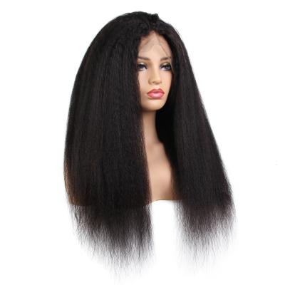 China With Proper Maintenance Can Last 18-24 Months 100% Hand Made Brazilian Curly Straight Human Hair Lace Front Wig for sale