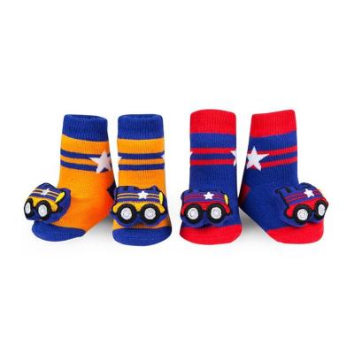 China QUICK DRY OEM Knitted Cotton Customize Embroidered Design Made Embroidery Baby Socks Custom Logo for sale