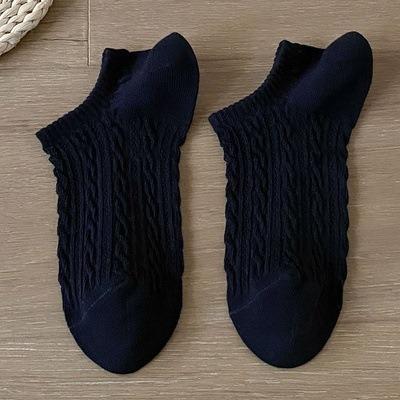 China Causal Spring and Autumn Color Light Pure Mouth Student Boat Thin Upper Ankle Socks for sale