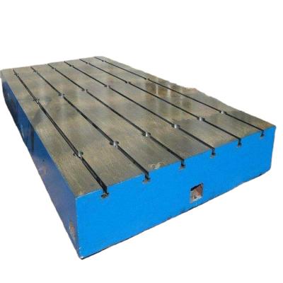 China Durable Sand Casting Grooved T Slot Cast Surface Plate for sale