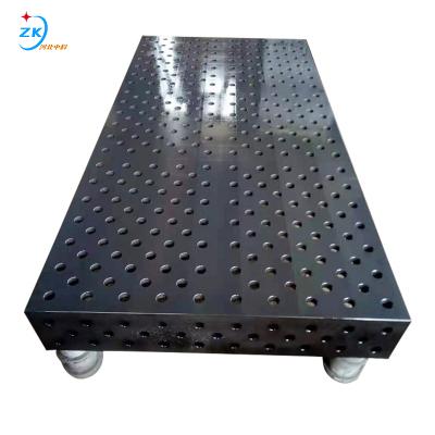 China Industrial Outdoor Strong Nitriding Cast Iron Metalwork Table Nitriding 3d Welding Table for sale