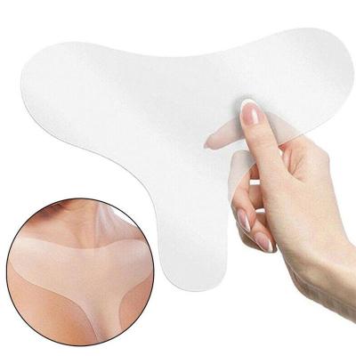 China Reusable Overnight Wrinkle Prevention Anti Wrinkle Neck Chest Pad Silicon Skin Anti Wrinkle Skin Aging Patches for sale