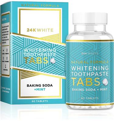 China Whitening Factory Wholesale Price Custom Amazon Private Label Selling Chewable Toothpaste Tablets For Hotel for sale