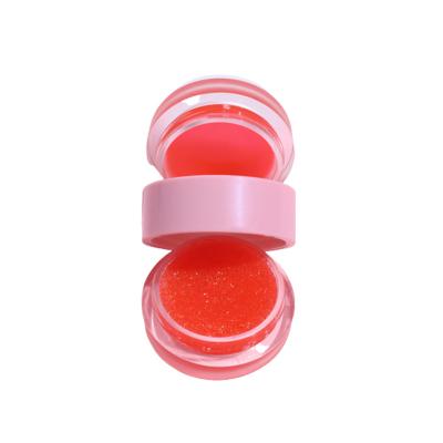 China Lips Cosmetic Private Label Lip Care Polishing Gentle Exfoliating Scrub Fruit Extract Lip Scrub for sale