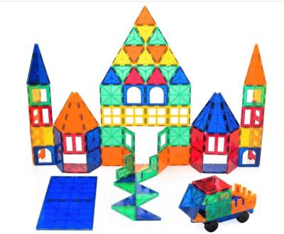 China Cement Plastic Kids Puzzle Toys Magnetic Blocks Creative Magnetic Building Kits Toy Stem Educational for Kid and Toddler for sale