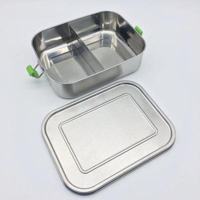 China Wholesale Freshness Preservation Factory Food Grade Stainless Steel Lunch Metal Storage Boxes For Food for sale