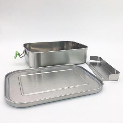 China Large Capacity Freshness Preservation Sealed Leakproof Bento Box Modern Design Stainless Steel Lunch Box for sale