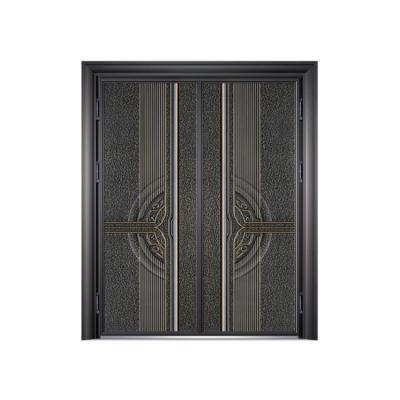 China The latest retro high security exterior door cheap zinc alloy packing hot sale custom made door for sale