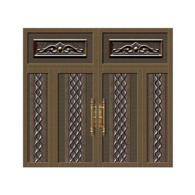 China High security door design logo household popular hot sale zinc alloy custom exterior door for sale