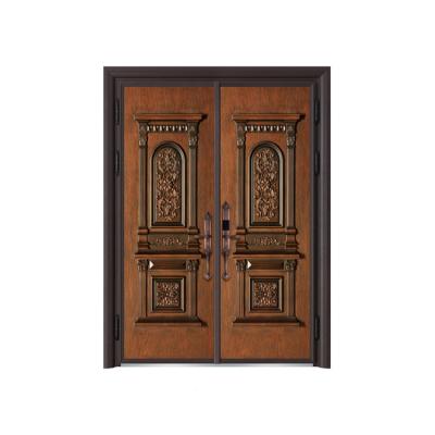 China Hot Products Modern Tending Aluminum Cast Aluminum Door 2050X900X100mm Luxury Cast Aluminum Door for sale