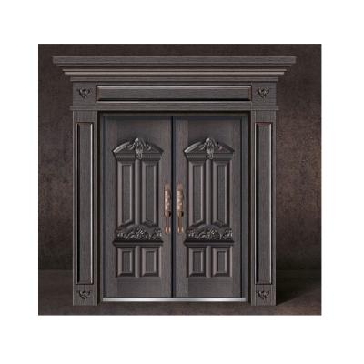 Κίνα China Factory Wholesale Modern Style Household Door Custom Security Of Cast Aluminum Doors προς πώληση