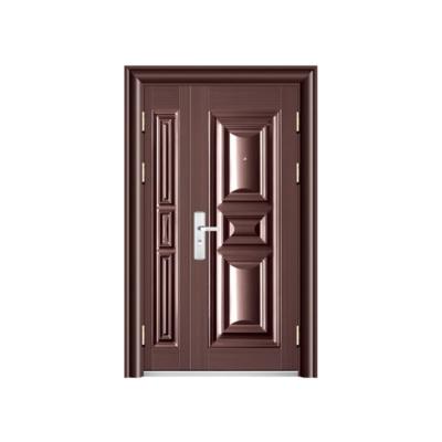 China Digital Lock Design Entry Door Plate Pattern Steel Cold Rolled Hot Selling Custom Home Steel Door for sale