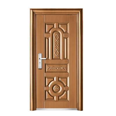 Chine Digital Lock China Factory Wholesale Steel Door Plate Cheap Cold Rolled Steel Entry Door à vendre