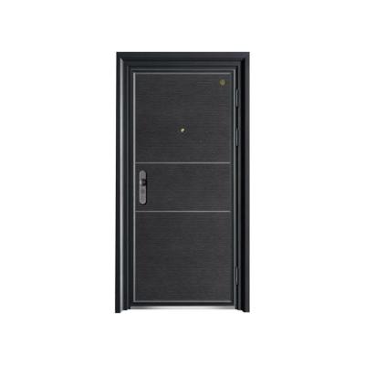 China Hot Selling Modern Design Main Door Plate Exterior Security Cold Rolled Steel Steel Door for sale