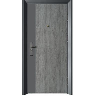 China Latest Modern Hot Selling Style Steel Entry Door Custom Cold Rolled Exterior Steel Plate Door for sale