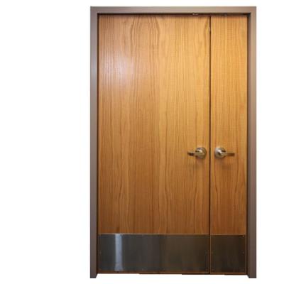 Κίνα China factory wholesale modern wood custom logo luxury interior main door wood door προς πώληση