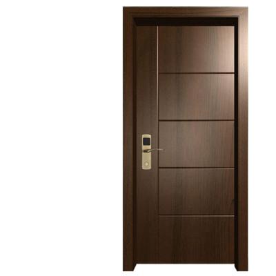 中国 Modern Popular Hot Sale Modern Bedroom Door Pattern Custom 2050X840X40mm Wooden Wooden Door 販売のため