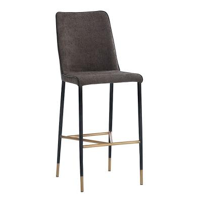 China Contemporary Commercial Bar Stools Chair With Back For Bar And Restaurant for sale