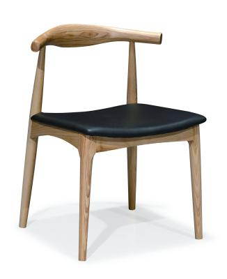 China Environment Friendly Restaurant Classic Modern Simple Furniture Cafe Solid Wood Dining Chairs for sale