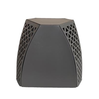 China Leather Stool Unique Furniture Durable Living Room Stools Hard In Use Stools for sale