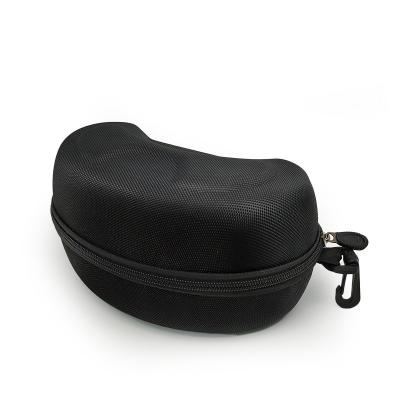 China Water Proof Shockproof Fashion EVA Packing Box Black Nylon Cloth Bag Glasses Durable Ski Glasses Case for sale