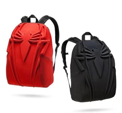 China Three-Dimensional Waterproof Creative Spider Pattern Backpack Casual Sports Backpacks Student for Women Men for sale