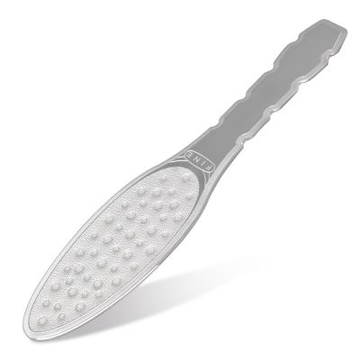 China Premium New Arrival Metal Foot Pedicure Callus Remover Stainless Steel High End Foot File Folder For Feet Hard Dead Skin for sale