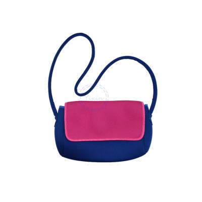 China Neoprene Shoulder Bag For Women Messenger Bag Workout Pink Cross - Body Handbag DIY Custom Bag for sale