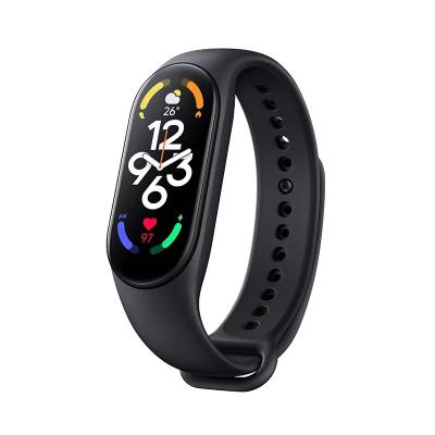 China Waterproof Original 1.62AMOLED Screen Heart Rate Fitness Tracker Miband 7 Band 6 Xiaomi MI Band 7 Sport IP68 Color Smart Wristband for sale