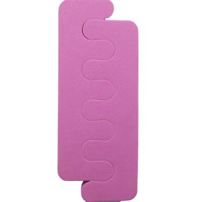 China Toe Rose Color Glitter Five-hole Toe Separator For Nail Room for sale