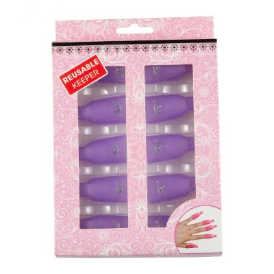 China Various Promotional Goods Using Nail Clip Set Promote Short Clip On Nails PNC-0001 for sale